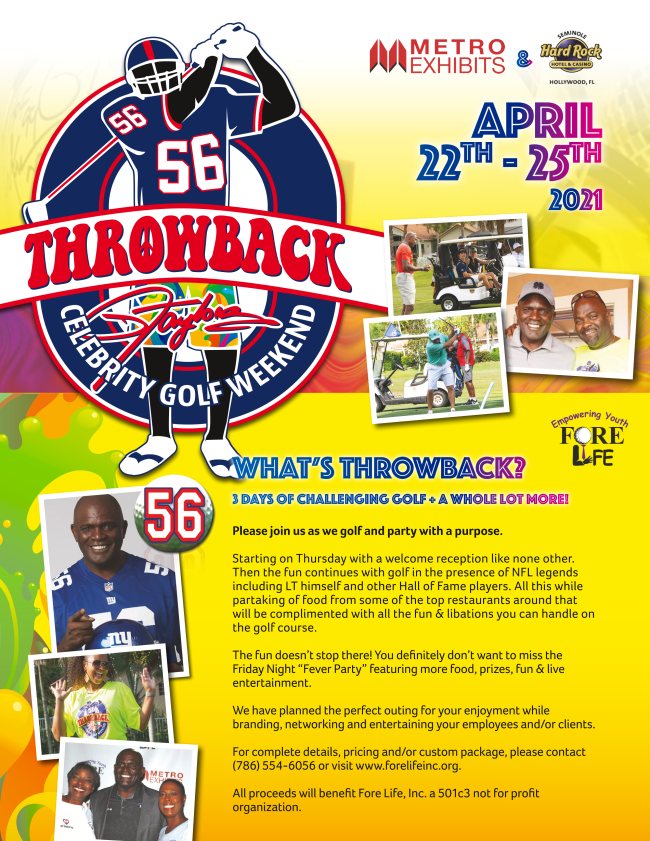 12 Annual Lawrence Taylor ThrowBack Celebrity Golf Weekend – African  American Golfer's Digest