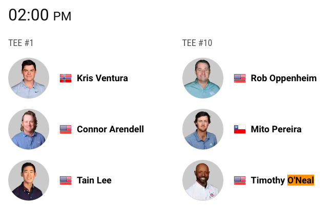 rocket mortgage classic saturday tee times