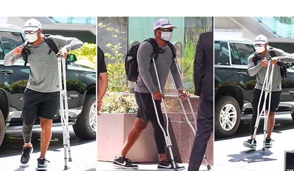 Tiger Woods spotted in LA walking on crutches – African American Golfer ...