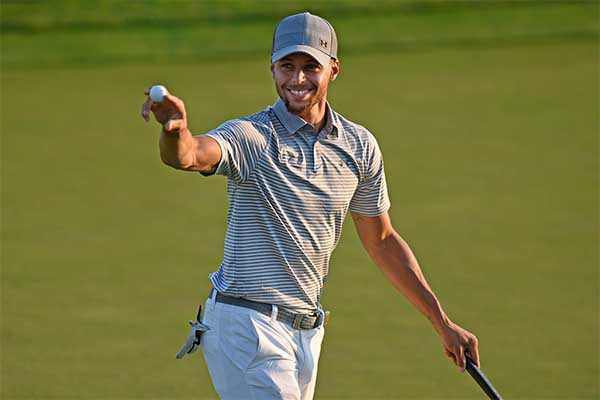 Stephen Curry leads the American Century Championship celebrity