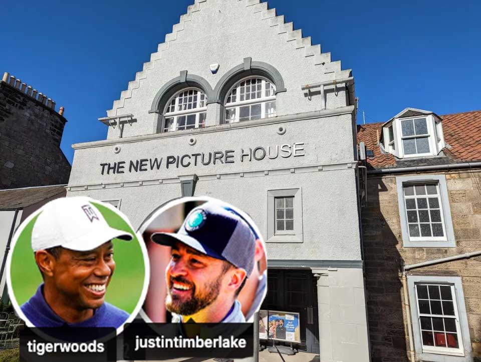 Tiger Woods, Justin Timberlake Tee Off Sports Bar in NYC